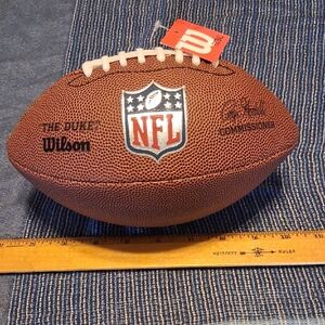 Wilson NFL The Duke Leather Football  Small